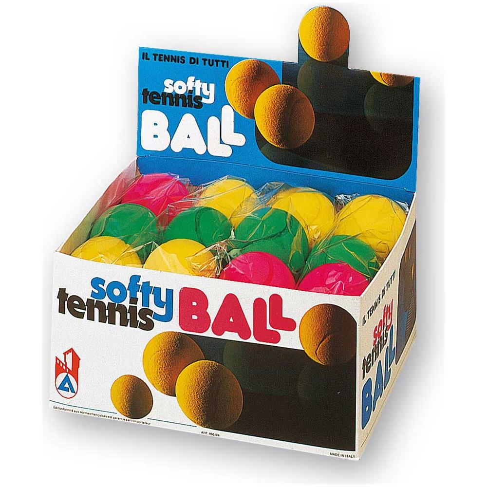 Display 8 Bustine - Palla Da Tennis Spugna 7 Cm - Busta 3 Pz - Foto 1