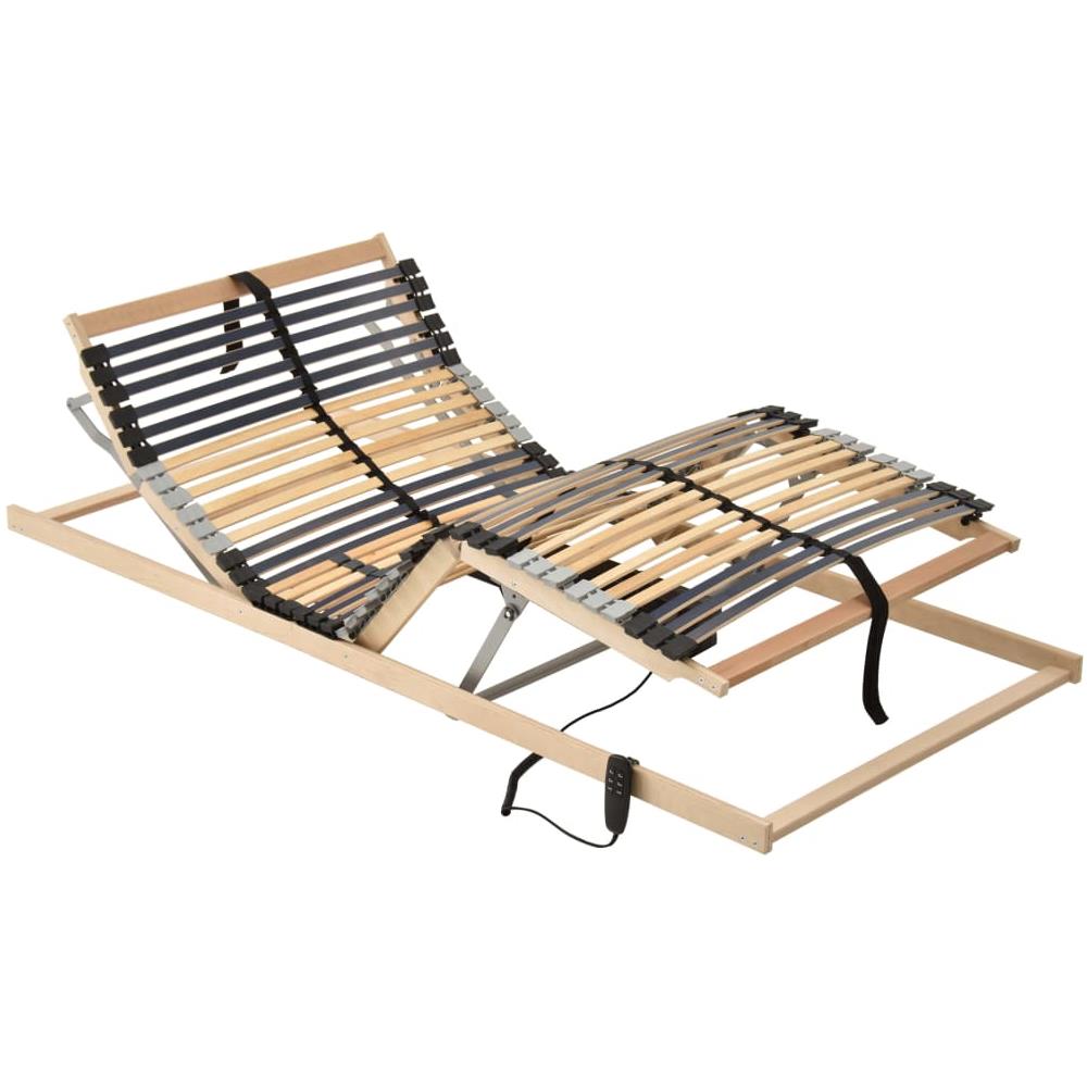 Letto con Telaio a Doghe Elettrico 42 Doghe 7 Zone 90x200 cm - Foto 1