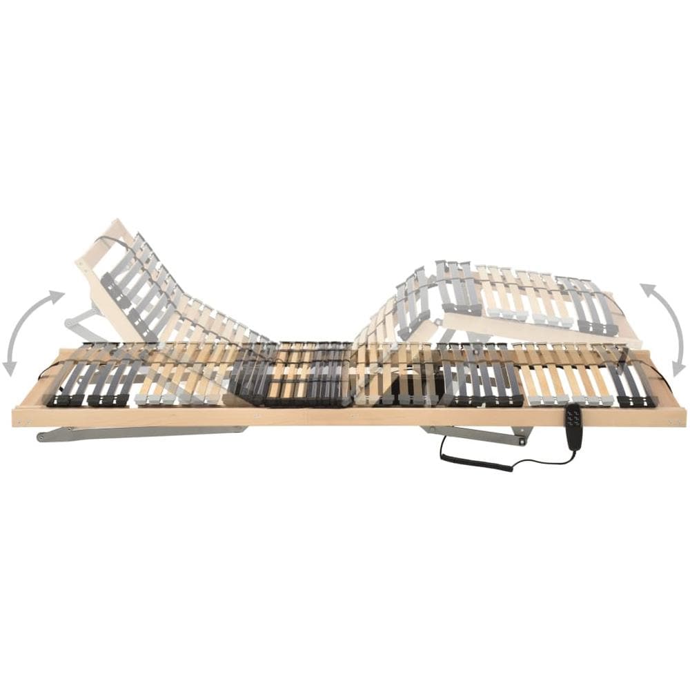 Letto con Telaio a Doghe Elettrico 42 Doghe 7 Zone 90x200 cm - Foto 3