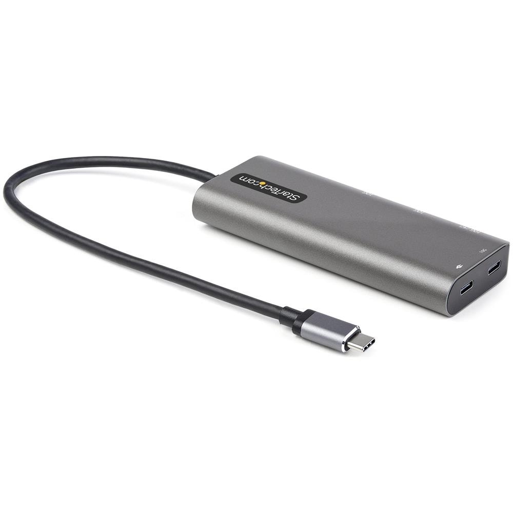 Mini Docking Station Universale 4K 1x HDMI / 2x USB-C 3.2 / Mini DisplayPort Nero / Argento con Power Delivery 100W - Foto 2