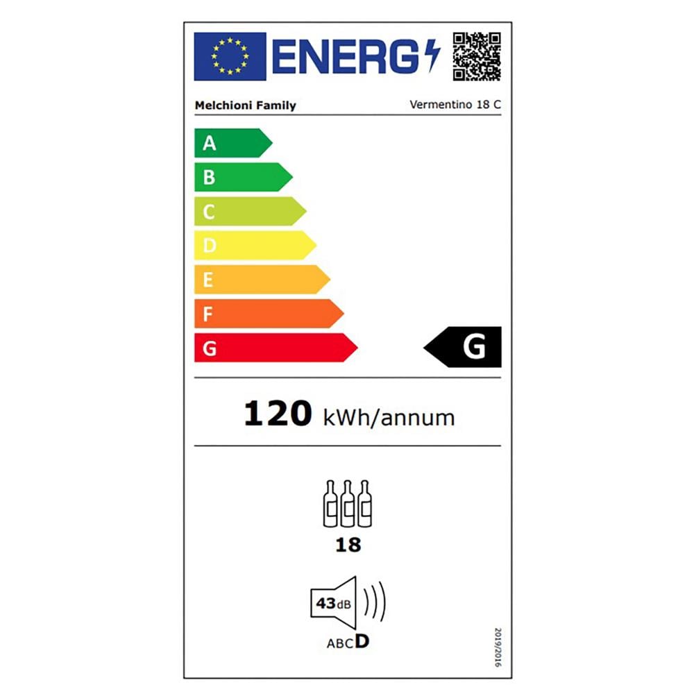 Cantinette Vino Vermentino Capacità 18 Bottiglie Colore Nero - Foto 2