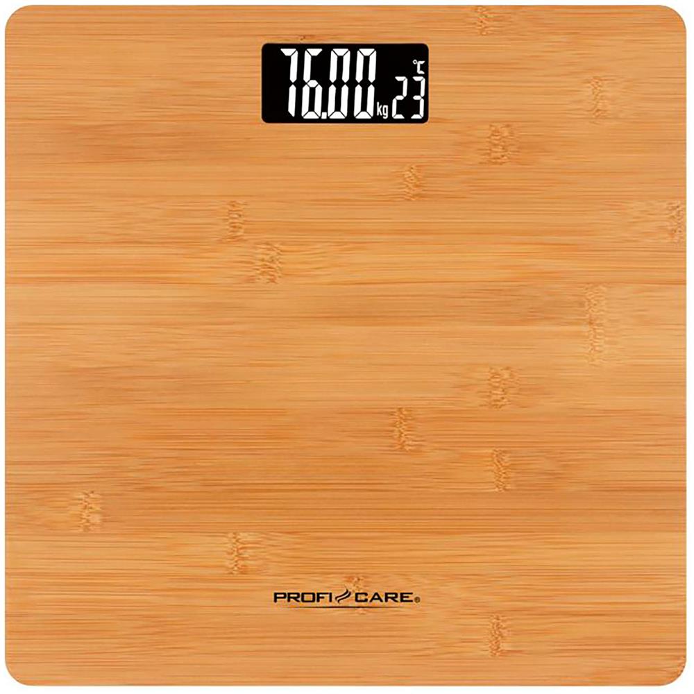 Pw3103 Bilancia Pesapersone Digitale 180 Kg Con Superficie In Bambù Alta Precisione Marrone - Foto 2
