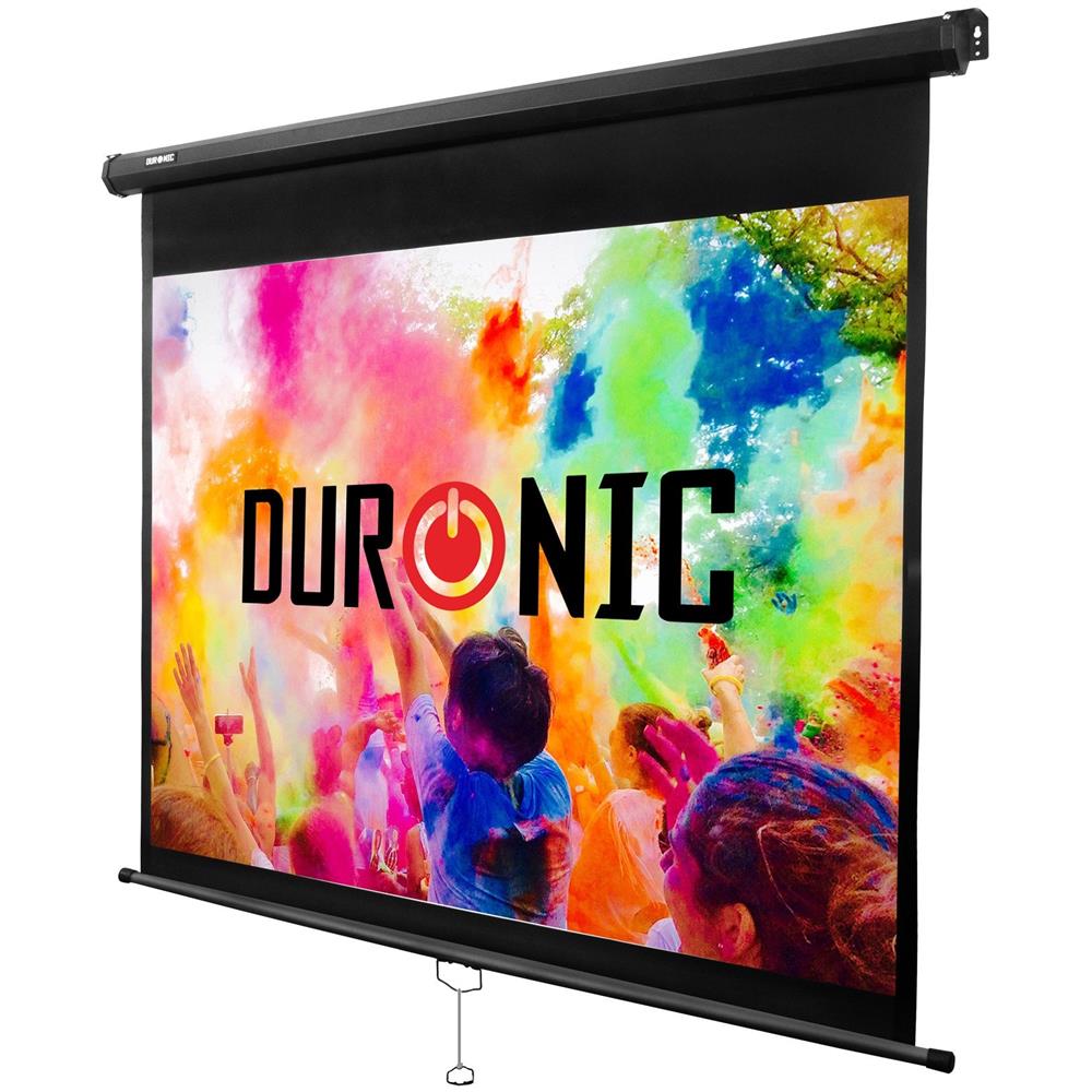 Mps70 / 43 Schermo Di Proiezione 70” Formato 4:3 / 107.5 X 142.5 Cm Telo Proiettore Telo Da Proiezione A Sviluppo Manuale - Fissaggio A Muro O A Soffitto - Full Hd 3d 4k - Home Cinema Home Theater Ufficio - Foto 1