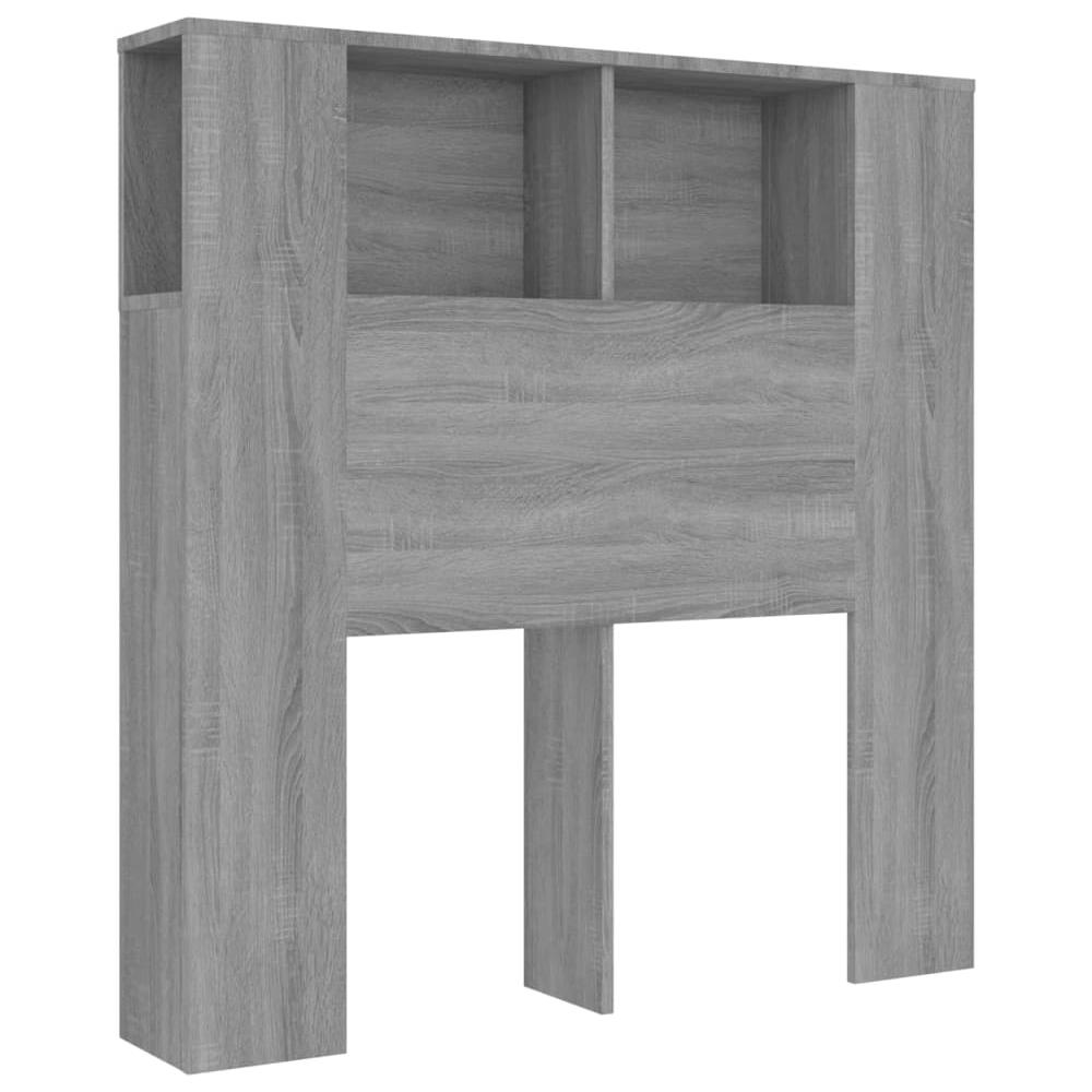 Testiera Con Scomparti Grigio Sonoma 100x18,5x104,5 Cm - Foto 2