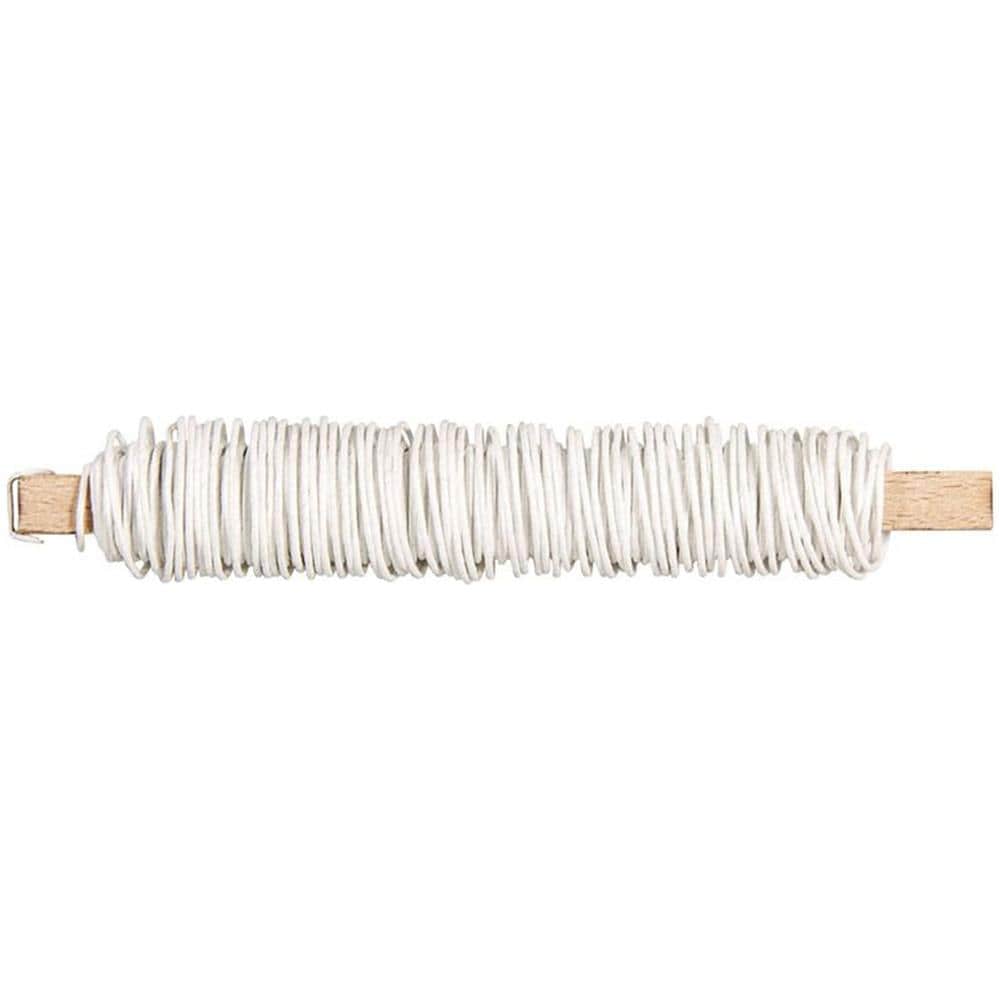 3 Rocchetti Di Filo Di Carta 20 M - Bianco - Foto 1