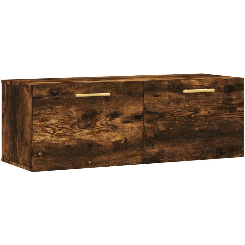 Mobile A Parete Rovere Fumo 100x36,5x35 Cm In Legno Multistrato - Foto 2