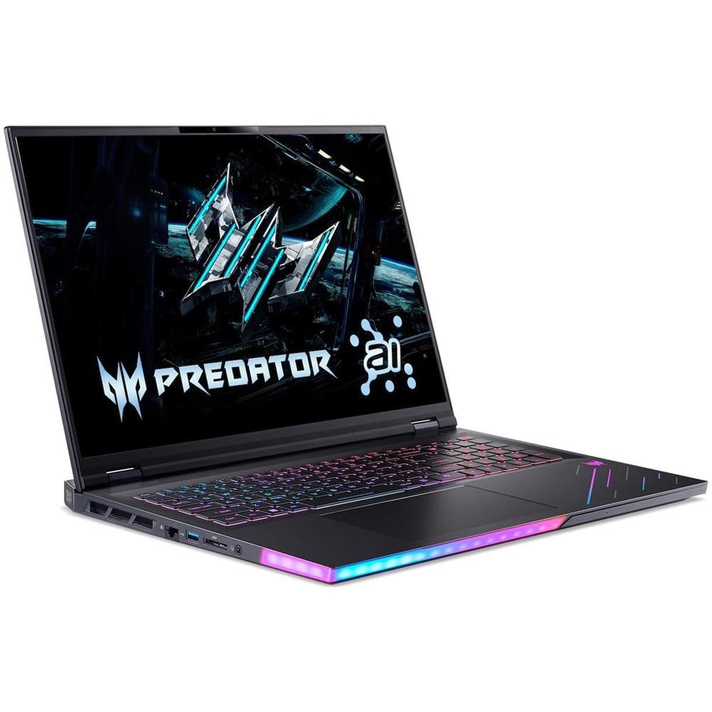 Notebook Predator PH18-73-97HJ Intel Core Ultra 9 275HX Monitor 18" WQXGA RAM 32GB SSD 1TB NVIDIA GeForce RTX 5080 Windows 11 Home Nero - Foto 2