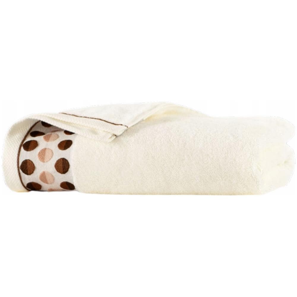 Asciugamano Zen2 - 70x140 cm - Ecru - Vellutato - Elevata assorbenza - Cotone egiziano - Foto 1