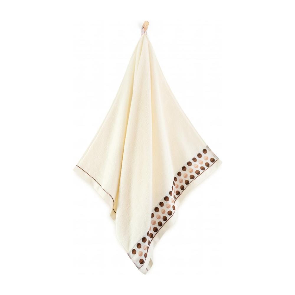 Asciugamano Zen2 - 70x140 cm - Ecru - Vellutato - Elevata assorbenza - Cotone egiziano - Foto 2