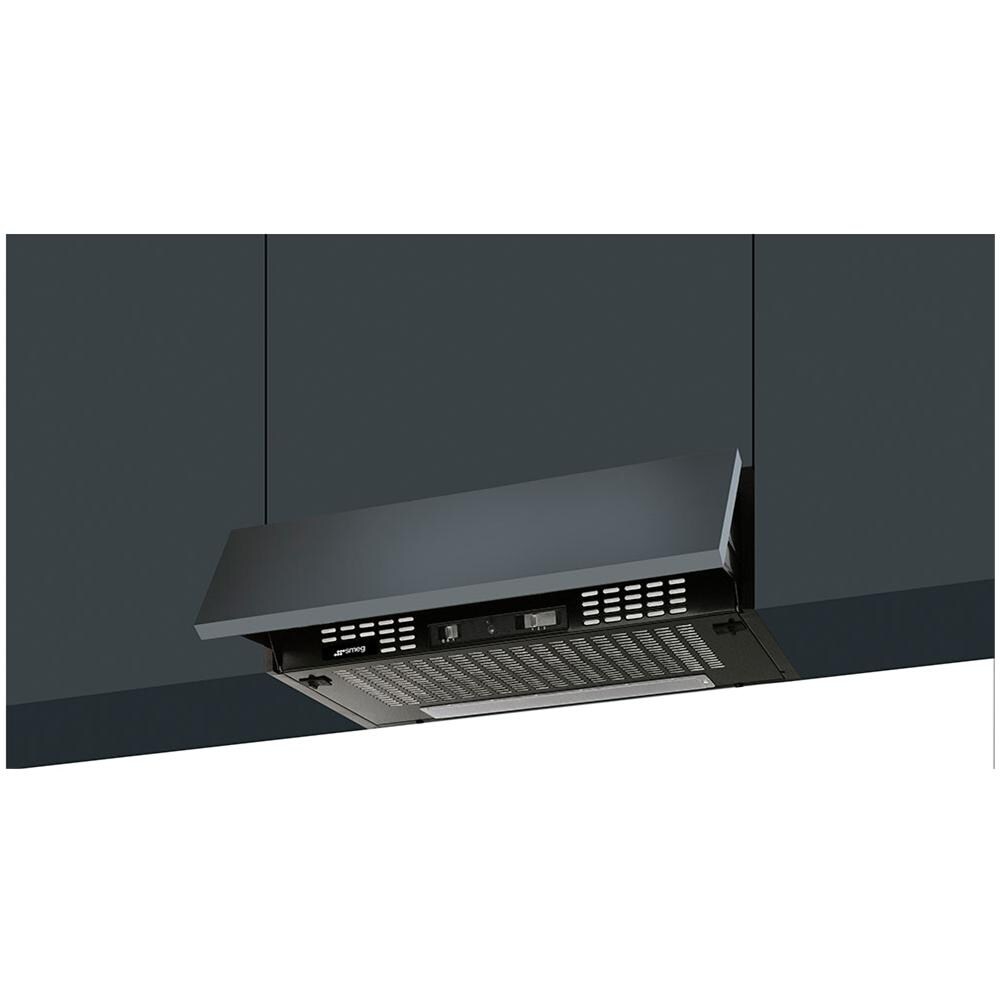 SMEG - Cappa a Scomparsa KE61NEE Aspirante e Filtrante Colore Nero ... SMEG - Cappa a Scomparsa KE61NEE Aspirante e Filtrante Colore Nero ...