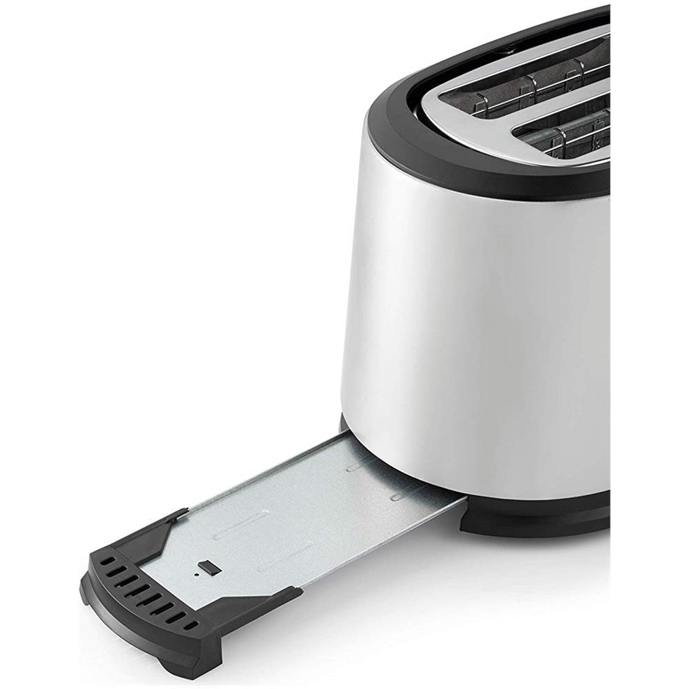 Tostapane TA5620 a 2 Fette Potenza 850 W Colore Inox / Nero - Foto 4