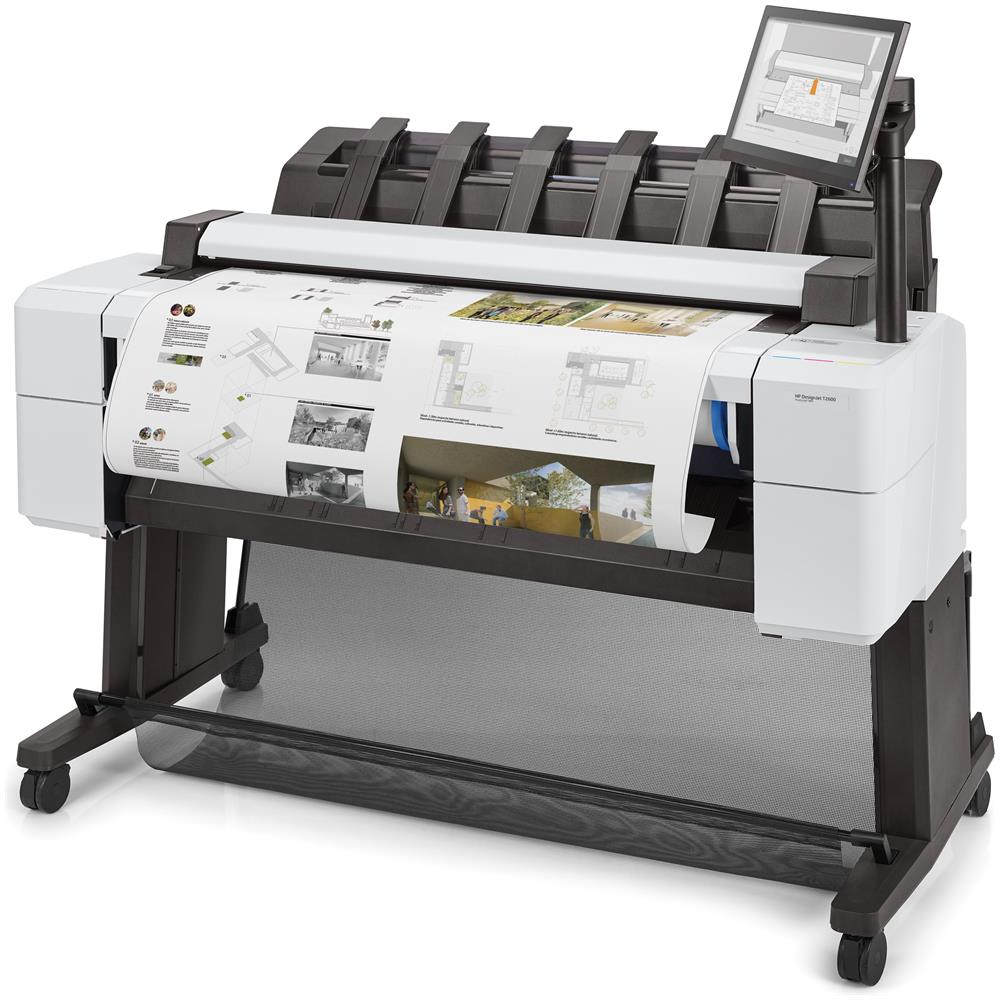 Stampante Multifunzione DesignJet T2600 PostScript Inkjet a Colori Stampa Scansione A0 Ethernet - Foto 3