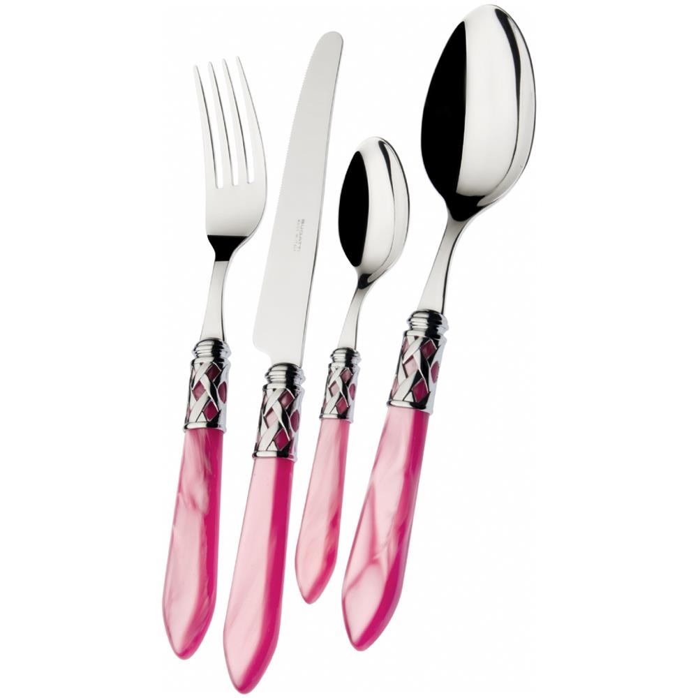 Servizio Posate 24 Pz. ""aladdin"" Fucsia - Foto 1