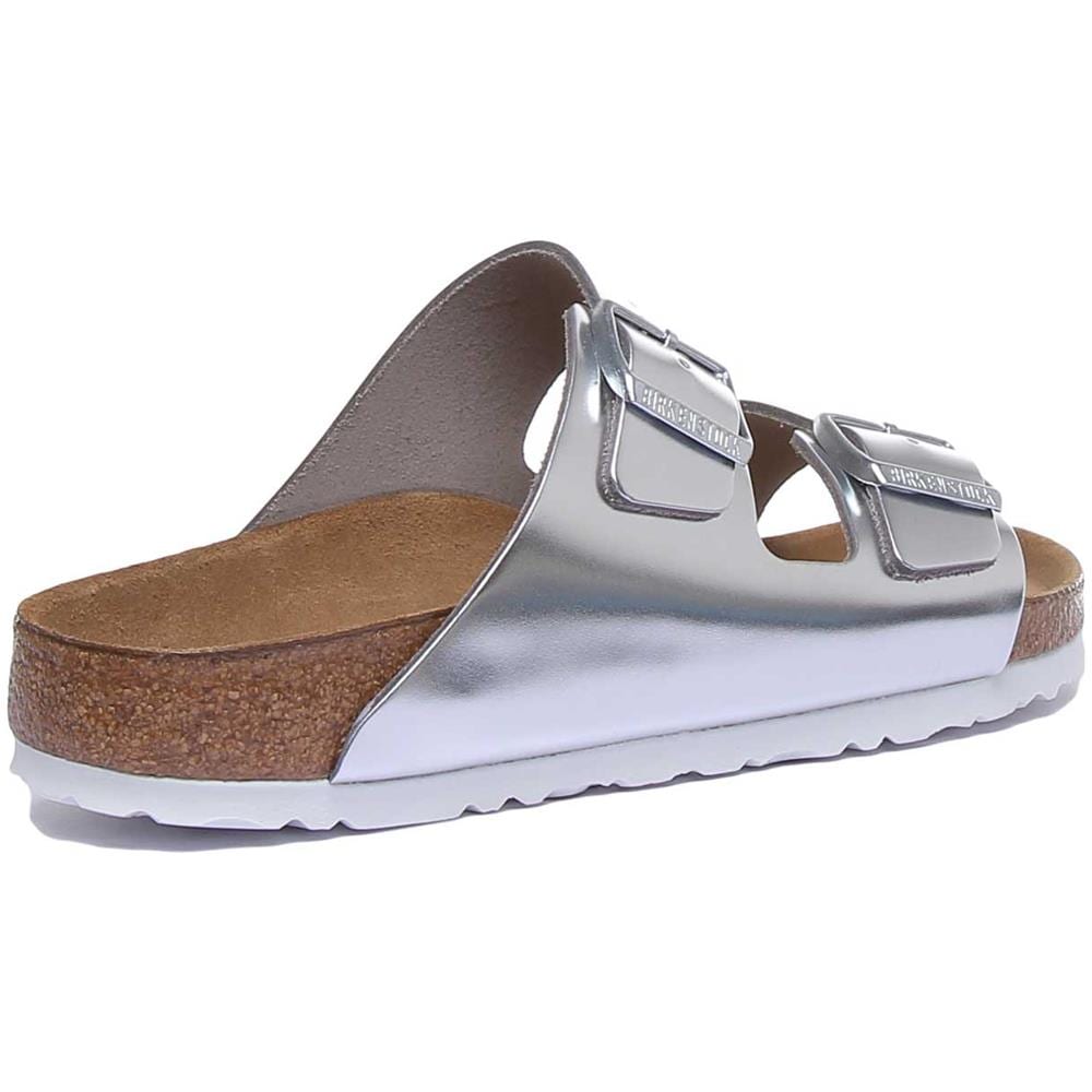 Arizona Sfb Metallic Silver Sandalo Donna - Calzata Stretta Eur 36 - Foto 4