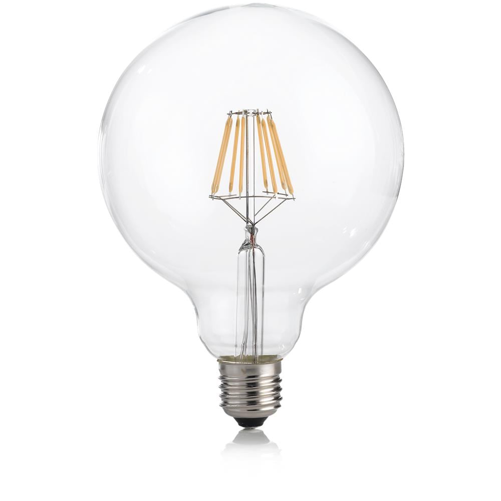Lampadina E27 Globo D125 08w 3000k Cri90 Trasp - Ideal Lux 271590 - Foto 1