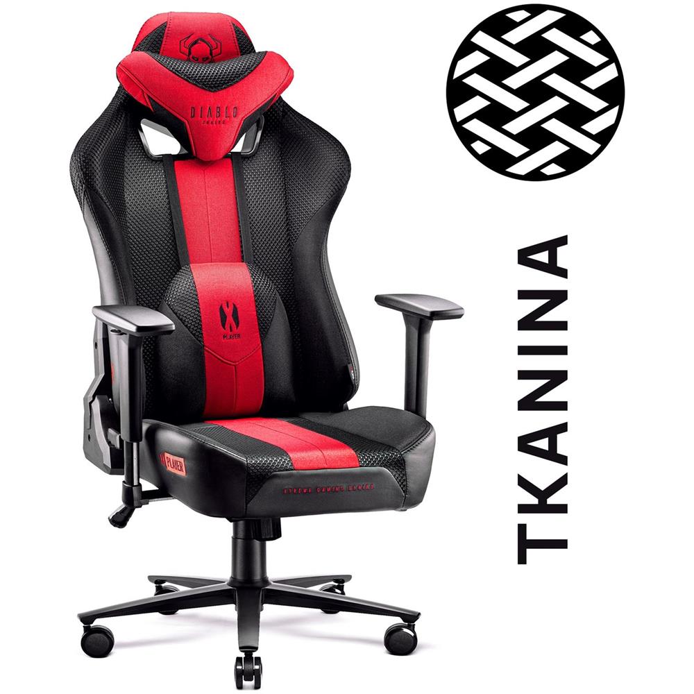 Sedia Gaming X-Player 2.0 in Pelle Colore Nero e Rosso - Foto 2