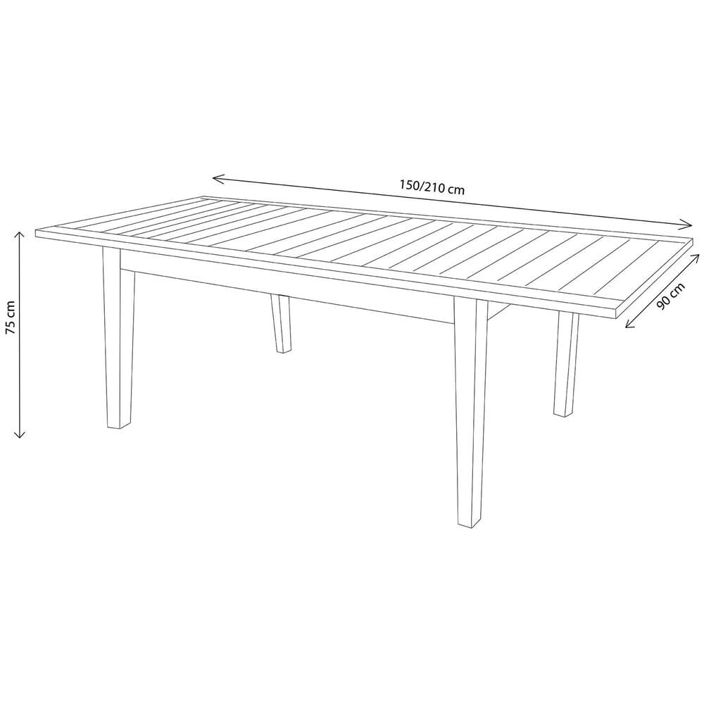 Tobi - Tavolo In Teak Allungabile - Foto 2