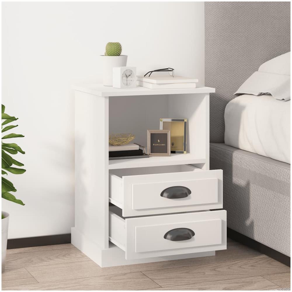 Comodino Bianco 43x36x60 Cm - Foto 3