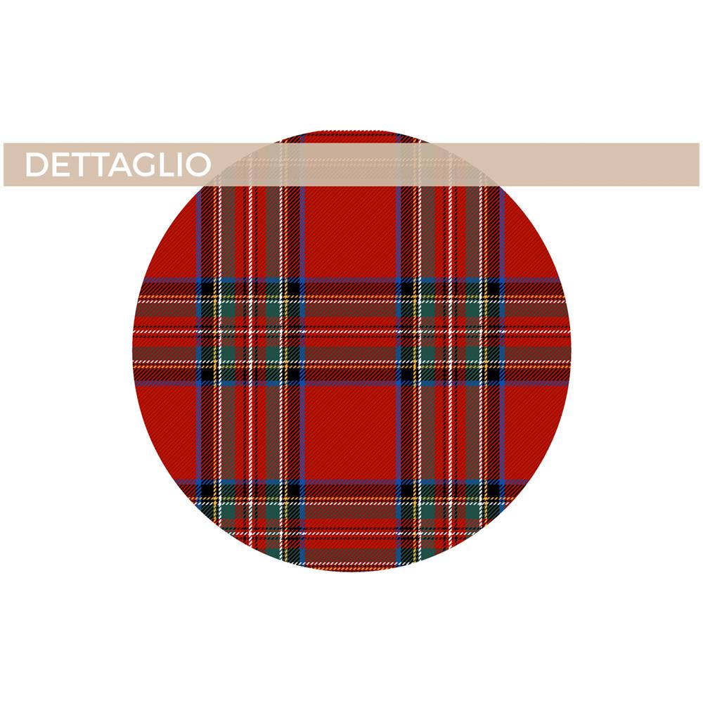 Completo Lenzuola In Morbida Flanella Made Italy Disegno Natalizio Scozzese C.n 2 Piazze Scozzese - Foto 5