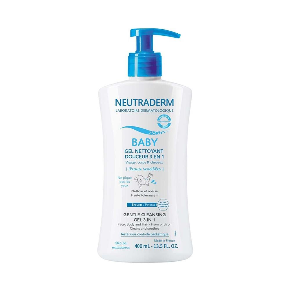 Gel Detergente Morbido 3 In 1 Pelli Sensibili 400ml Baby Pelli Sensibili - Foto 1