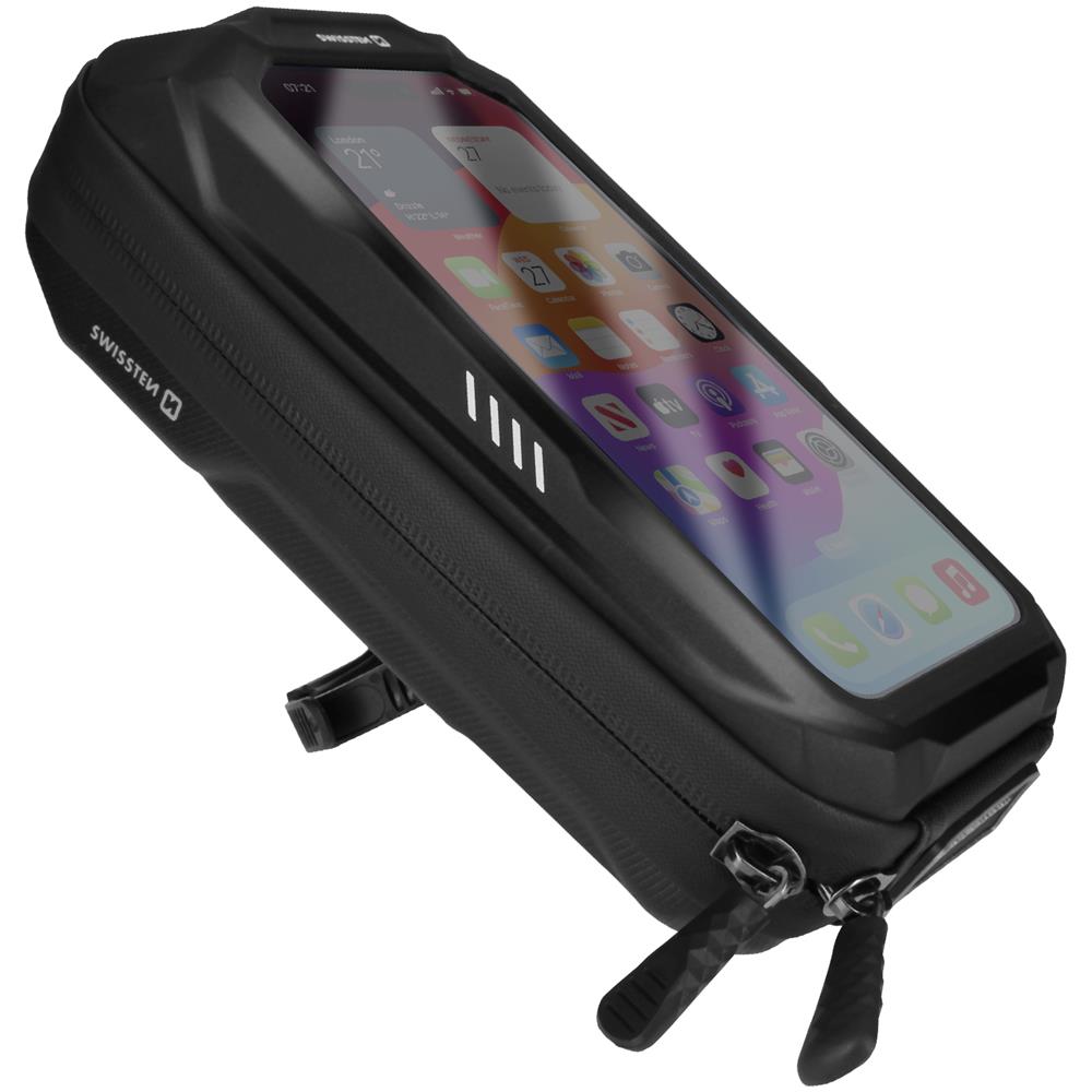 Borsa Bicicletta Per Telefono, Anti-pioggia Ip66, Scomparto Integrato, Nero - Foto 1