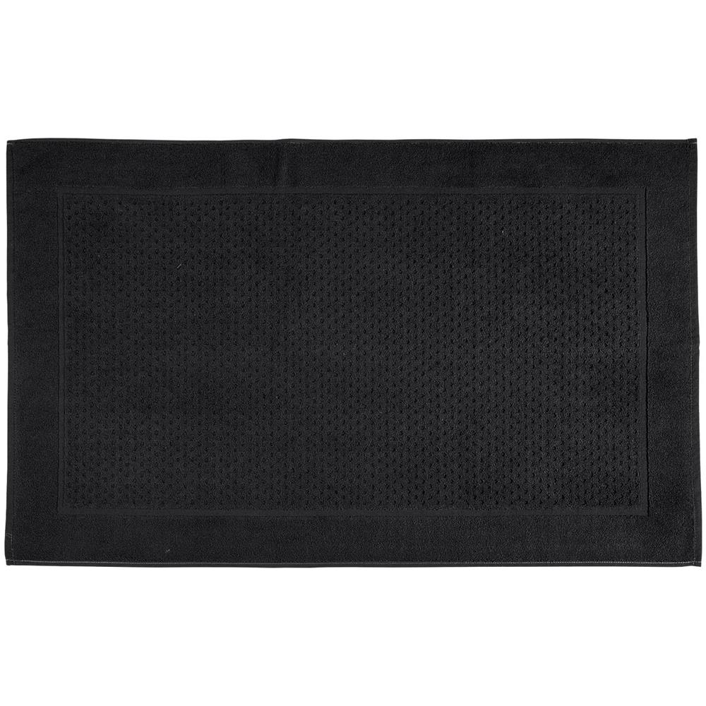 Tappeto Bagno Sirena In Cotone - Tinta Unita, 800 Gr /mq Colore Nero Misura Cm 70x130 - Foto 1