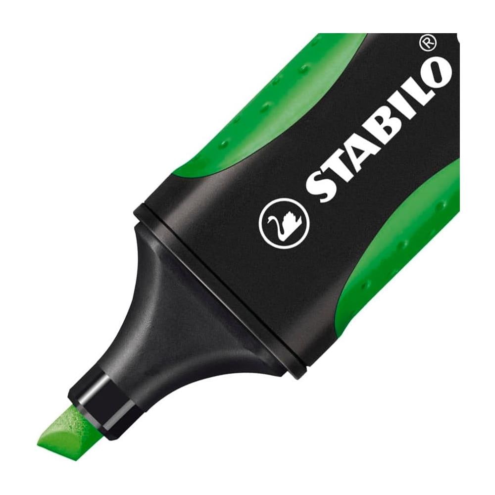 GREEN BOSS - Evidenziatore Ecosostenibile - 83% Plastica Riciclata - Astuccio da 4 - Colori assortiti - Foto 2