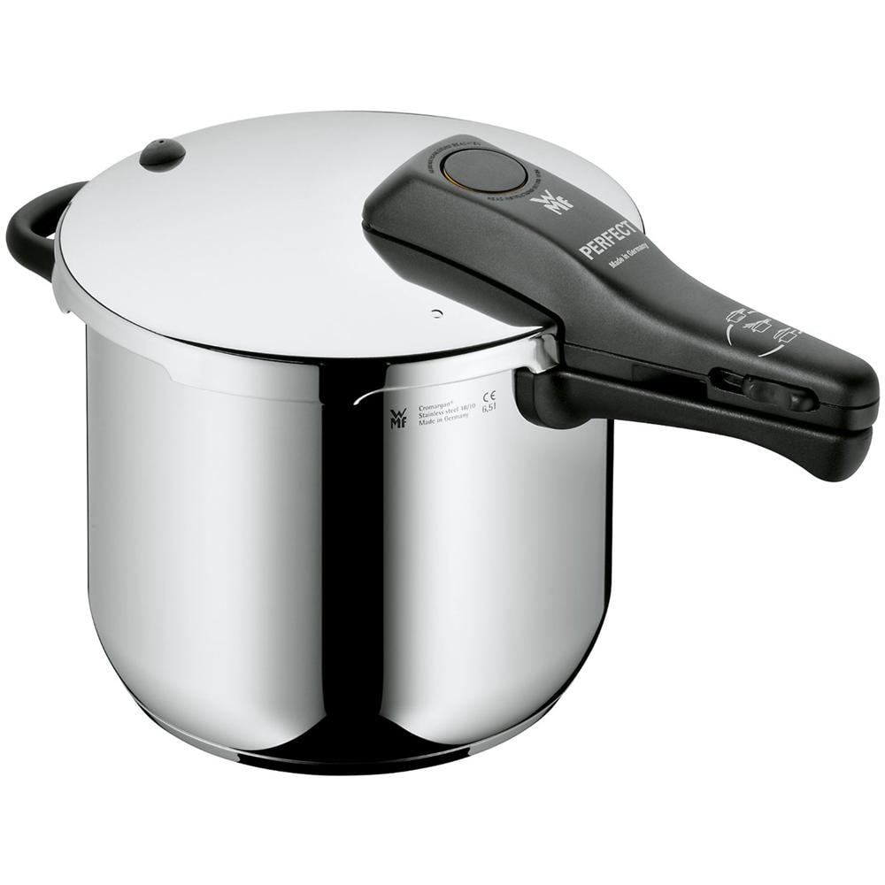 Pentola a Pressione Perfect in Acciaio Inox 18/10 Diametro 22cm Capacità 6,5lt - Foto 1