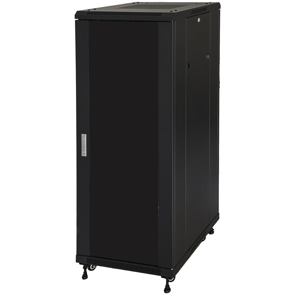 Armadio Rack 18" 27U LK1927U66N Mod. da Terra L600xP600xA1388 - Nero - Assemblato - Foto 1