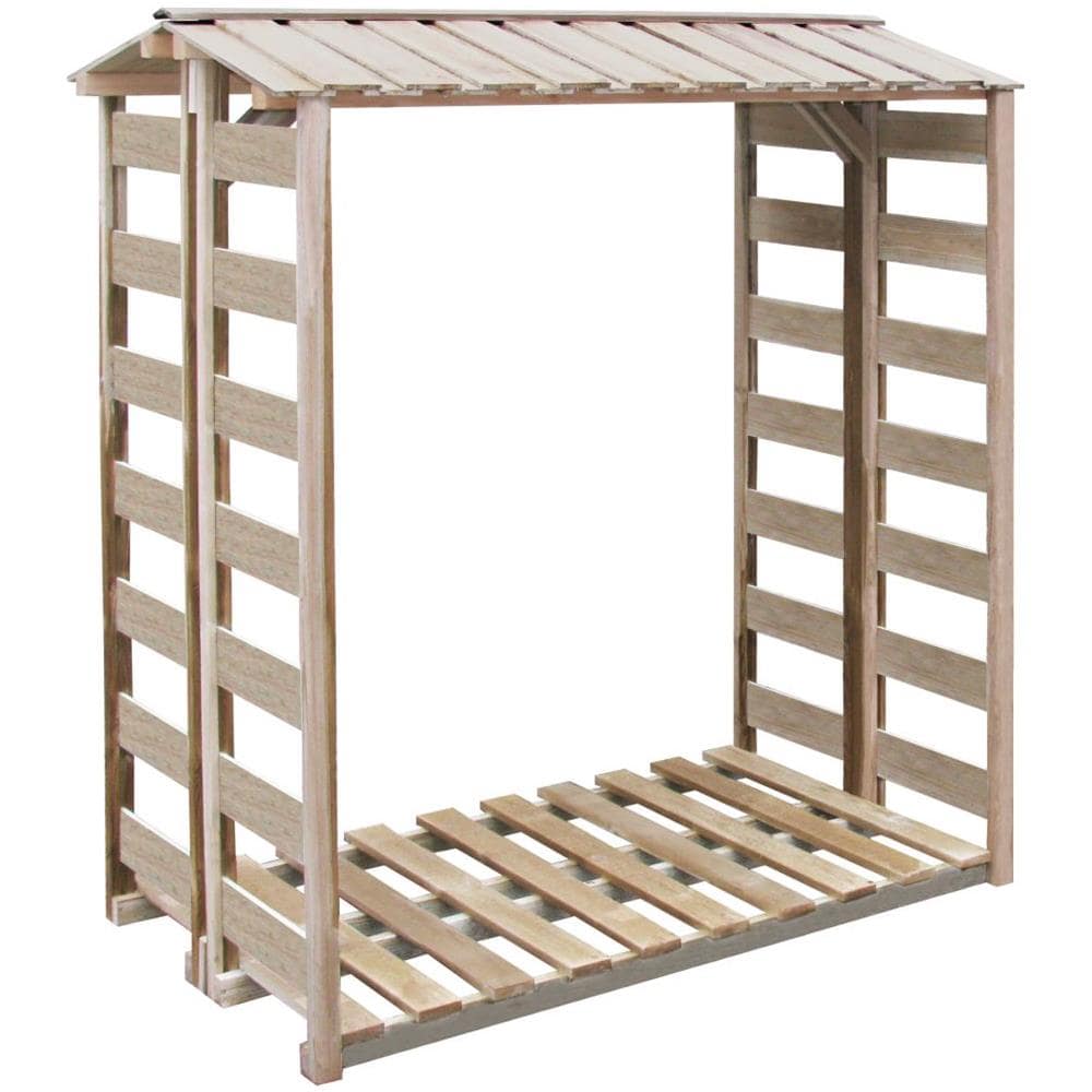 Deposito Per Legname Capanno 150x100x176 Cm Pino Impregnato - Foto 1