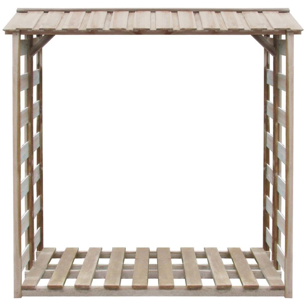Deposito Per Legname Capanno 150x100x176 Cm Pino Impregnato - Foto 2