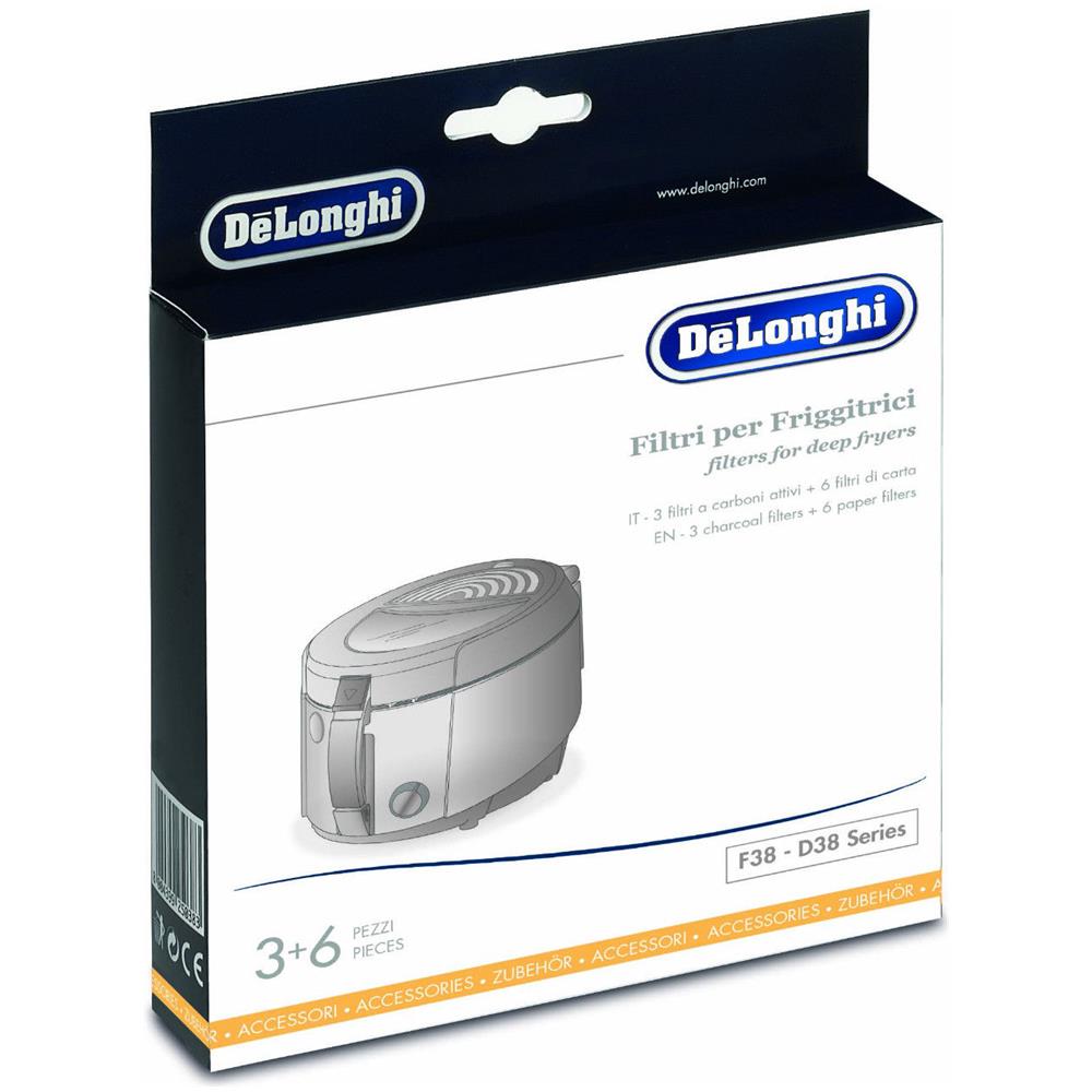 B280 Set Filtri Friggitrici 3 Carboni Attivi + 6 Carta 5512510061 Serie Fil. f38 - Foto 1