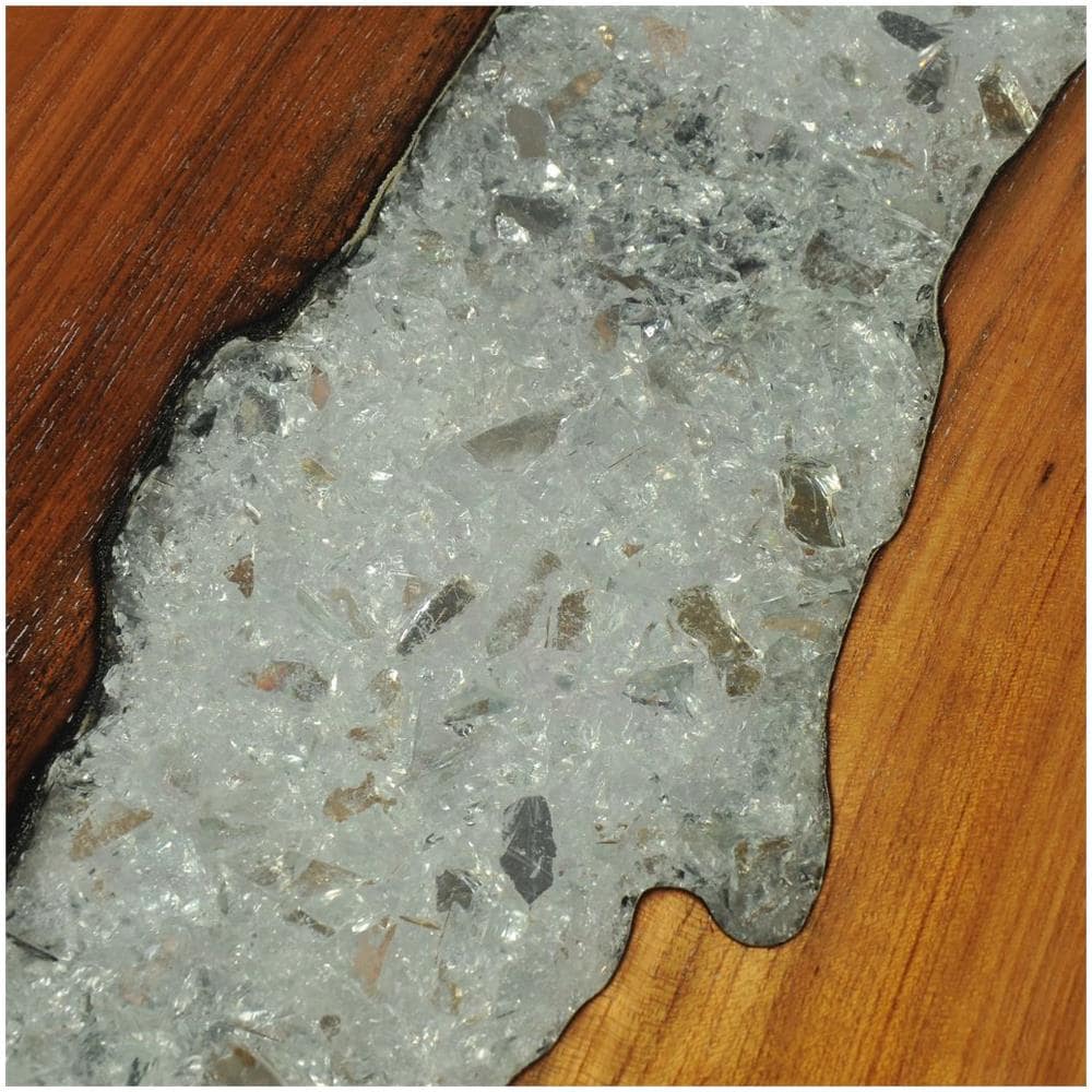 Tavolo Consolle In Teak 100x35x75 Cm - Foto 2