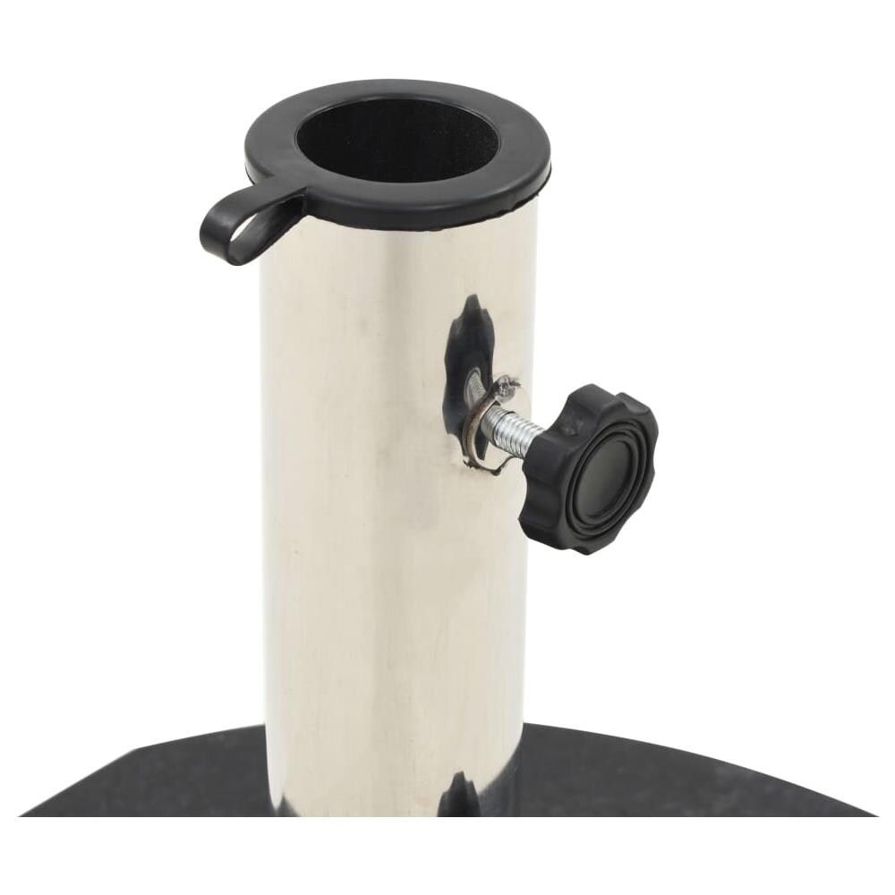 Base per Ombrellone in Granito 28,5 kg Circolare Nera - Foto 2