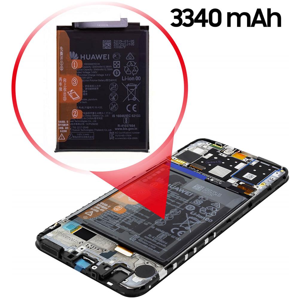 Schermo Lcd P30 Lite Touch Screen Batteria 3340 Mah Originale Bianco - Foto 2