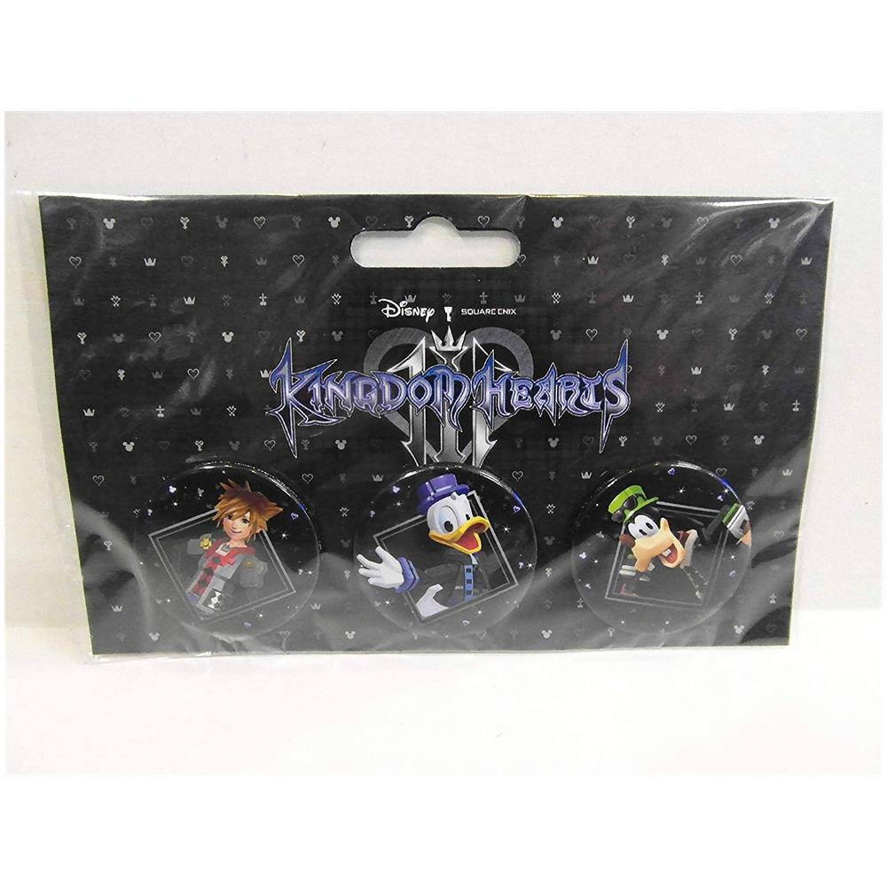 Kingdom Hearts Iii 3, Official Original Button Badges,spille Originali - Foto 2