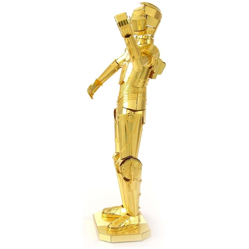 Metal Earth Star Wars Gold C-3po Puzzle Di Metallo 3d - Foto 2