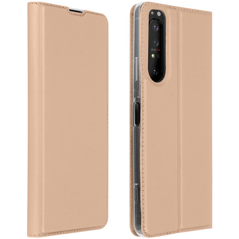 Custodia Sony Xperia 1 2 Custodia Supporto Video Rosa Gold - Foto 1