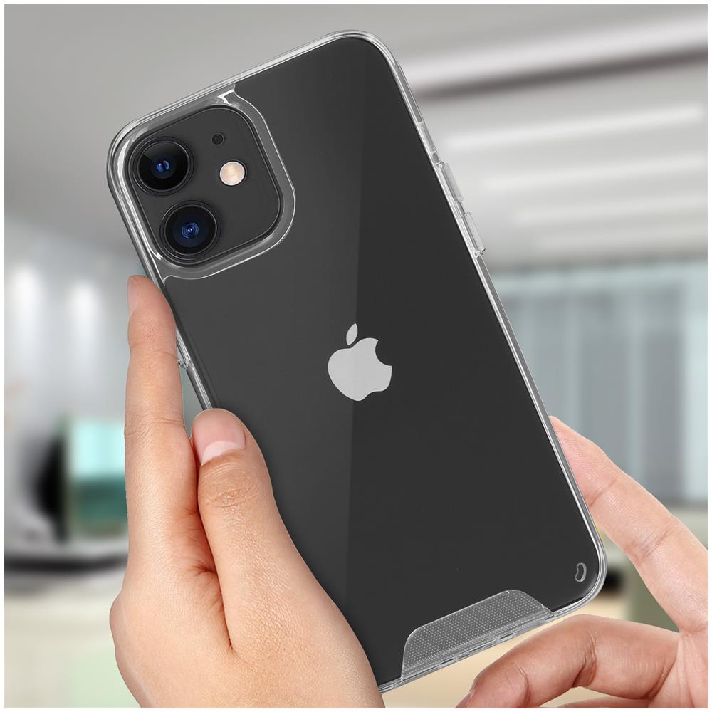 Cover Apple Iphone 12 Bi-materiale Collezione Cristal Trasparente - Foto 2