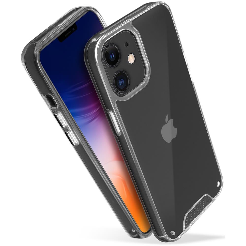 Cover Apple Iphone 12 Bi-materiale Collezione Cristal Trasparente - Foto 5