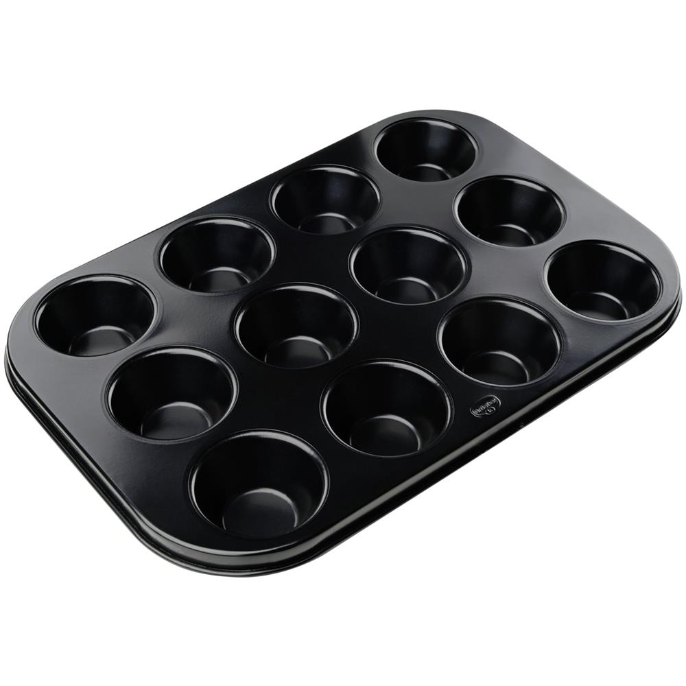 Stampo 12 Mini Muffin Dr Oetker Cameo, In Acciaio Nero - Foto 1