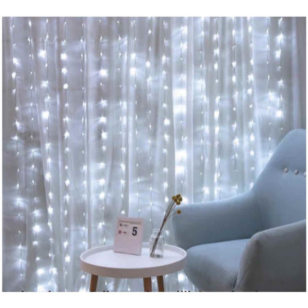 Luci Natalizie A Cascata 12 Metri Per Balconi Vicoli E Grandi Superfici 936 Luci Natalizie Per Esterni Ed Interni Color Bianco Freddo Luci Di Natale Per Casa Negozi E Vetrine - Foto 3