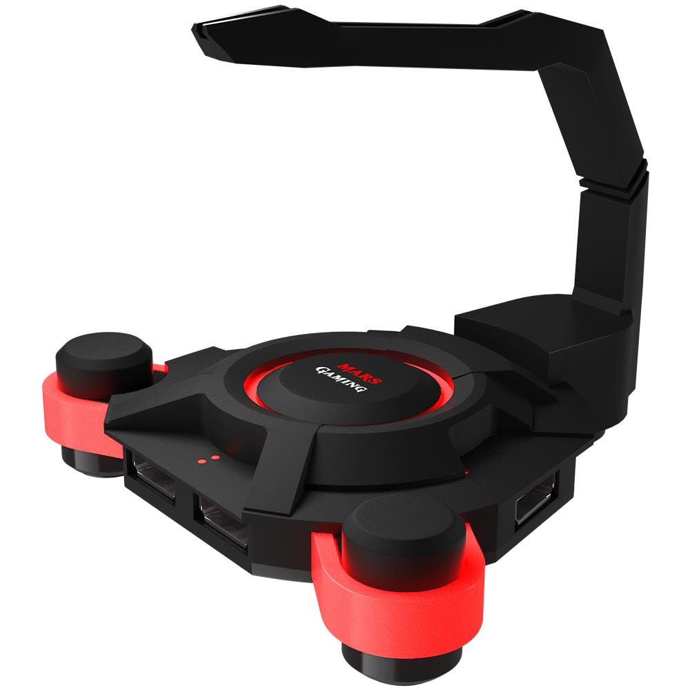 MMS2 USB 3.0 (3.1 Gen 1) Type-A 5000Mbit / s Nero, Rosso perno e concentratore - Foto 1