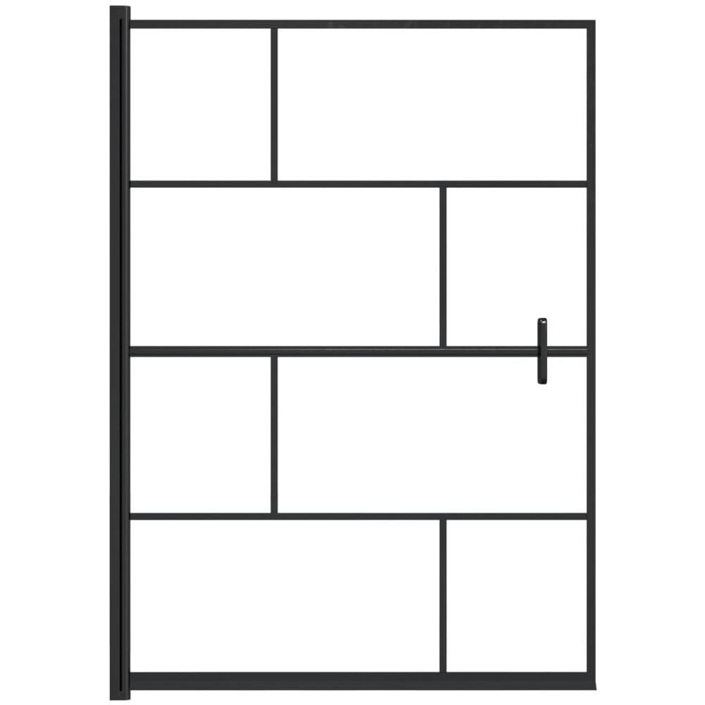 Pannello Per Box Doccia In Esg 100x140 Cm Nero - Foto 2