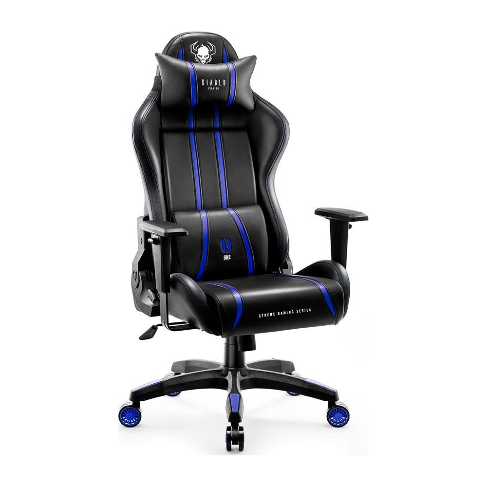 Sedia Gaming X-One 2.0 in Pelle Colore Nero e Blu - Foto 1