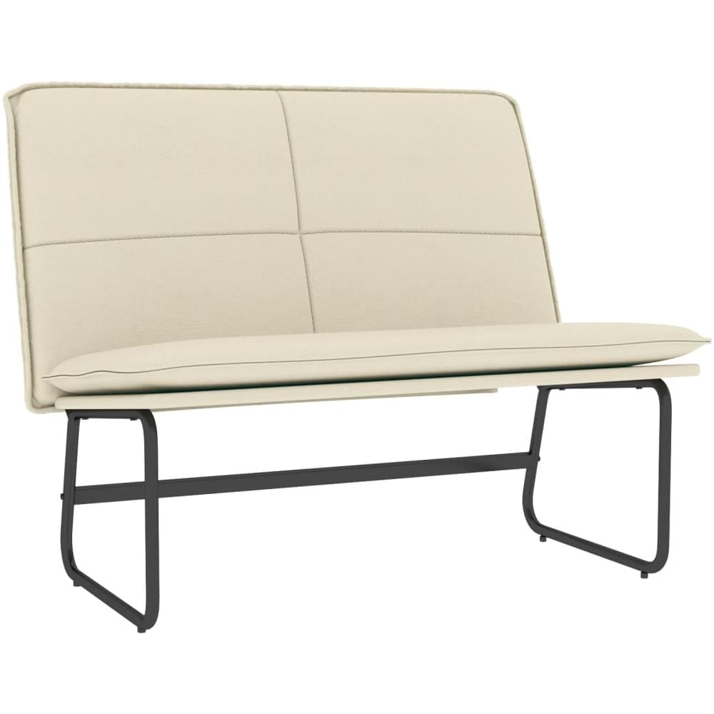 Panca Crema 100x75x76 Cm In Similpelle - Foto 2