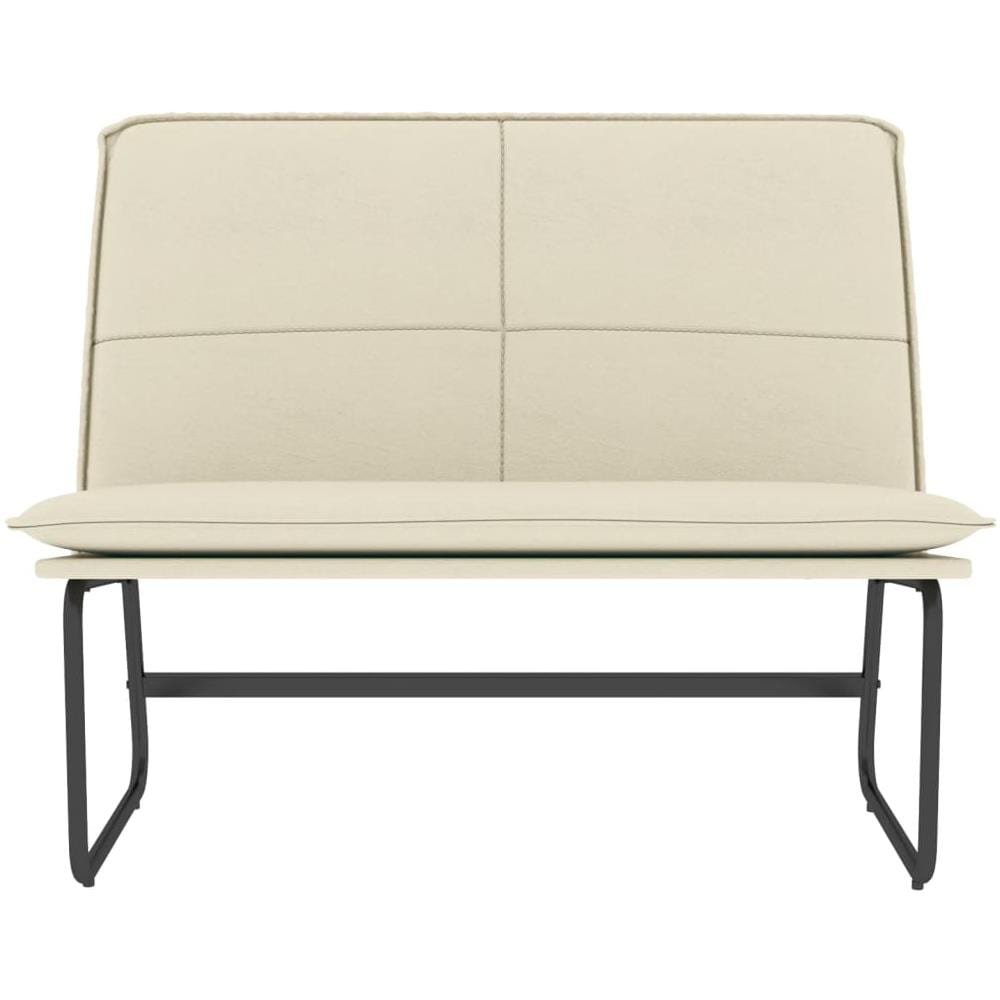 Panca Crema 100x75x76 Cm In Similpelle - Foto 5