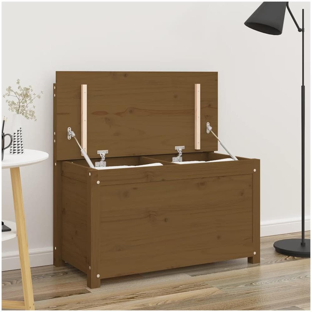 Panca Miele 80x41x77 Cm In Legno Massello Di Pino - Foto 1