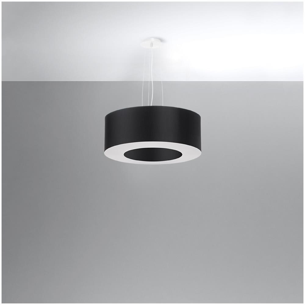 Lampadario Saturno 50 Nero Sl. 0748 - Minimalista Lampadari Nero 112x50x50 Cm - Foto 2