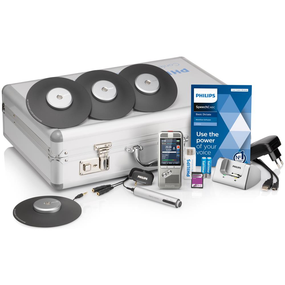 Registratore Per Riunioni Pocketmemo Dpm8900 - 4 Microfoni A 360° - Custodia In Alluminio - Foto 1